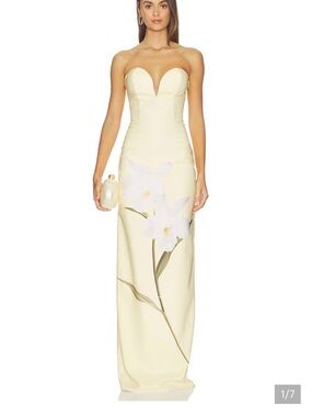 Katie may Ursula gown butter floral